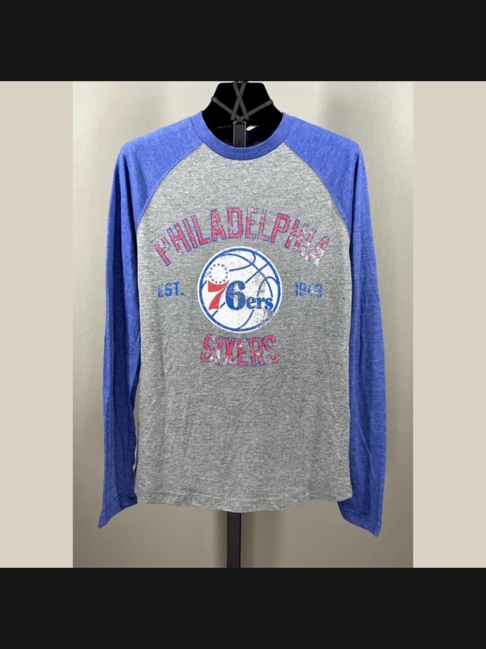 NEW Fanatics NBA 76ers Shirt Mens Small Philadelphia Philly basketball